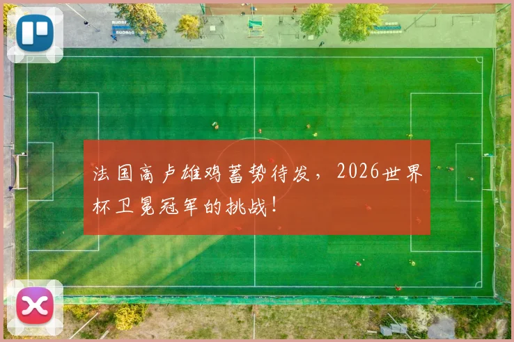 法国高卢雄鸡蓄势待发，2026世界杯卫冕冠军的挑战！